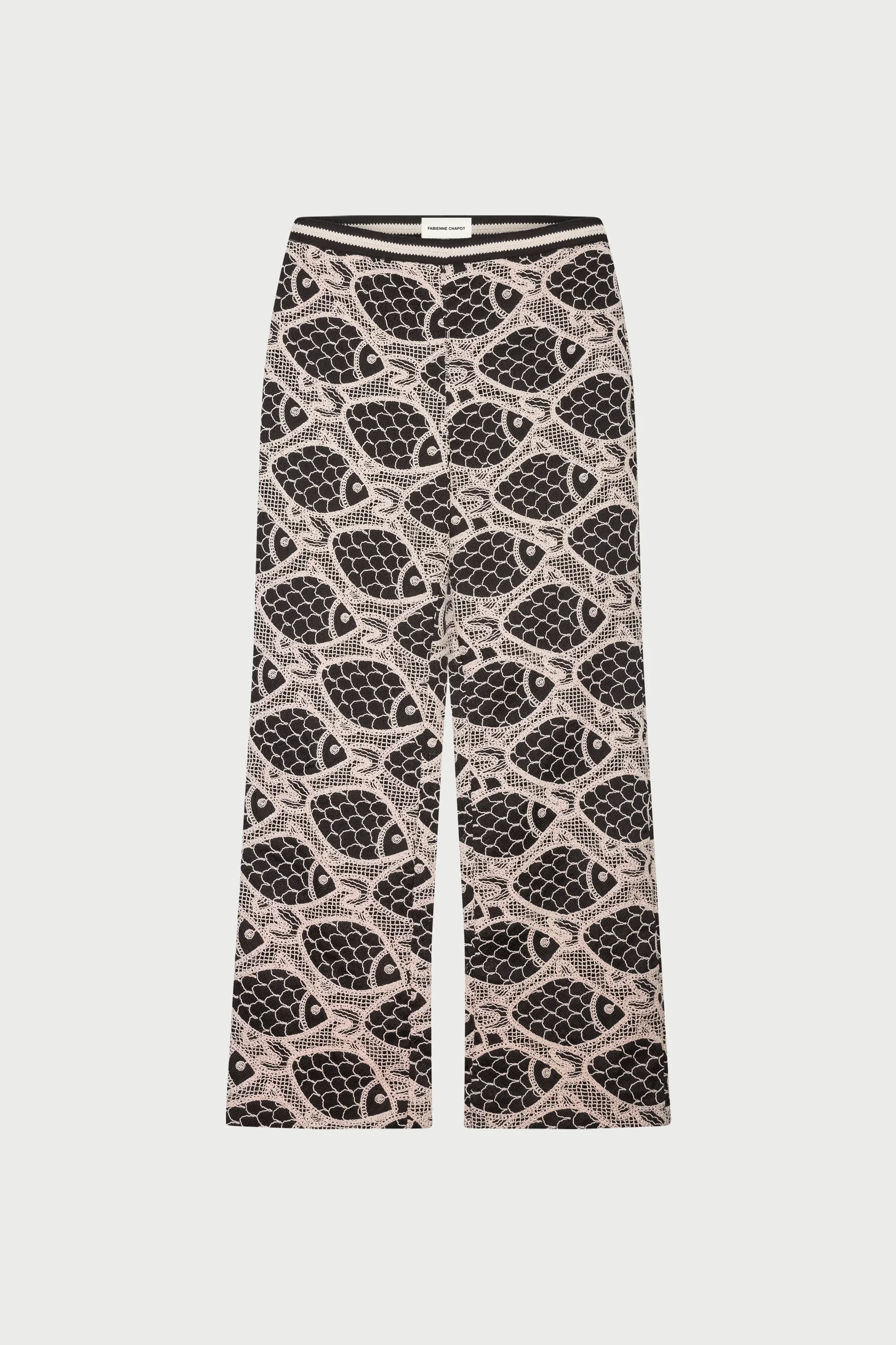 Mora Trousers | Black/Cosy White - Image 3