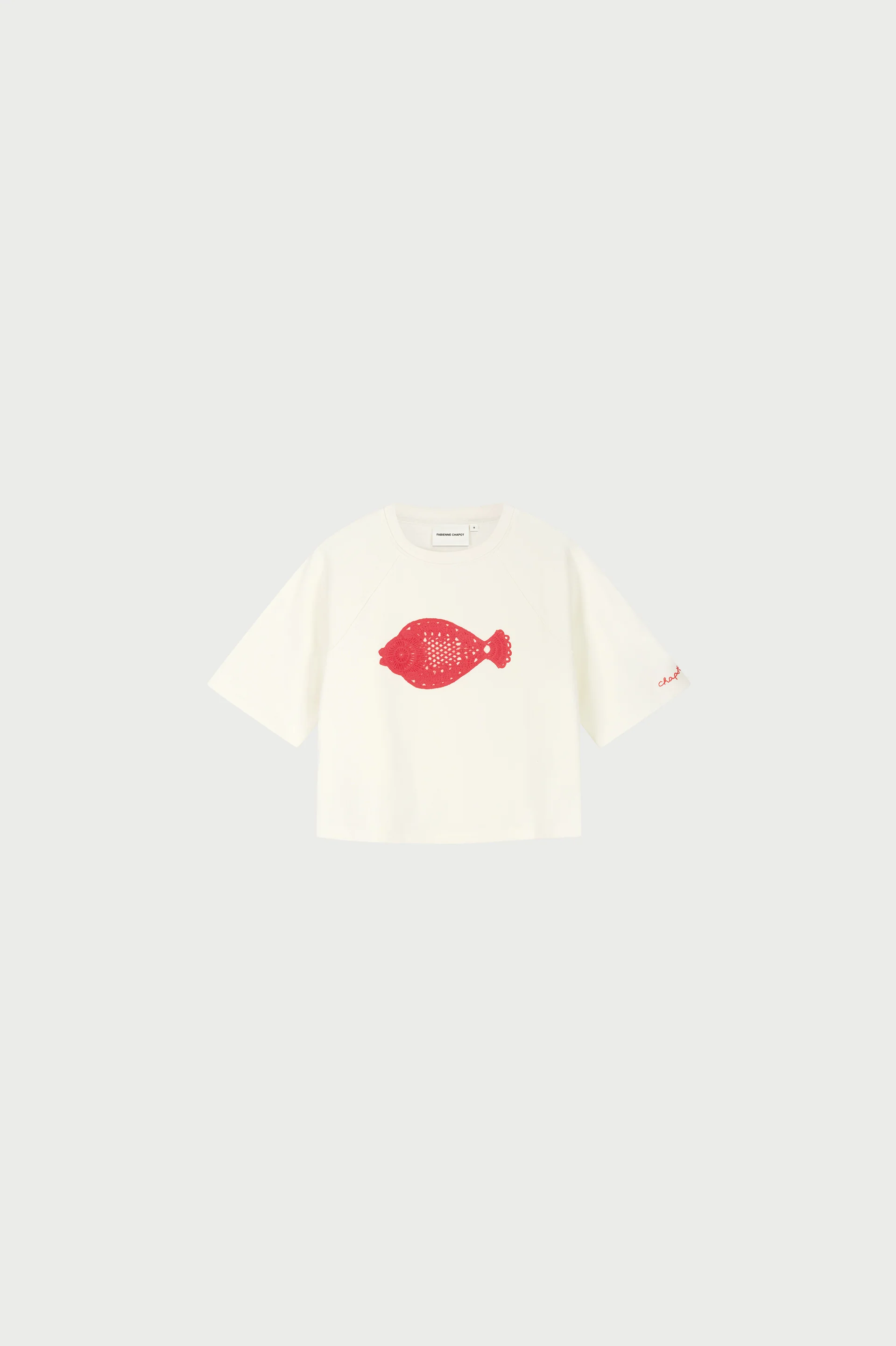 Nanda Sweater | Cosy White/Tangerine Tango - Image 4
