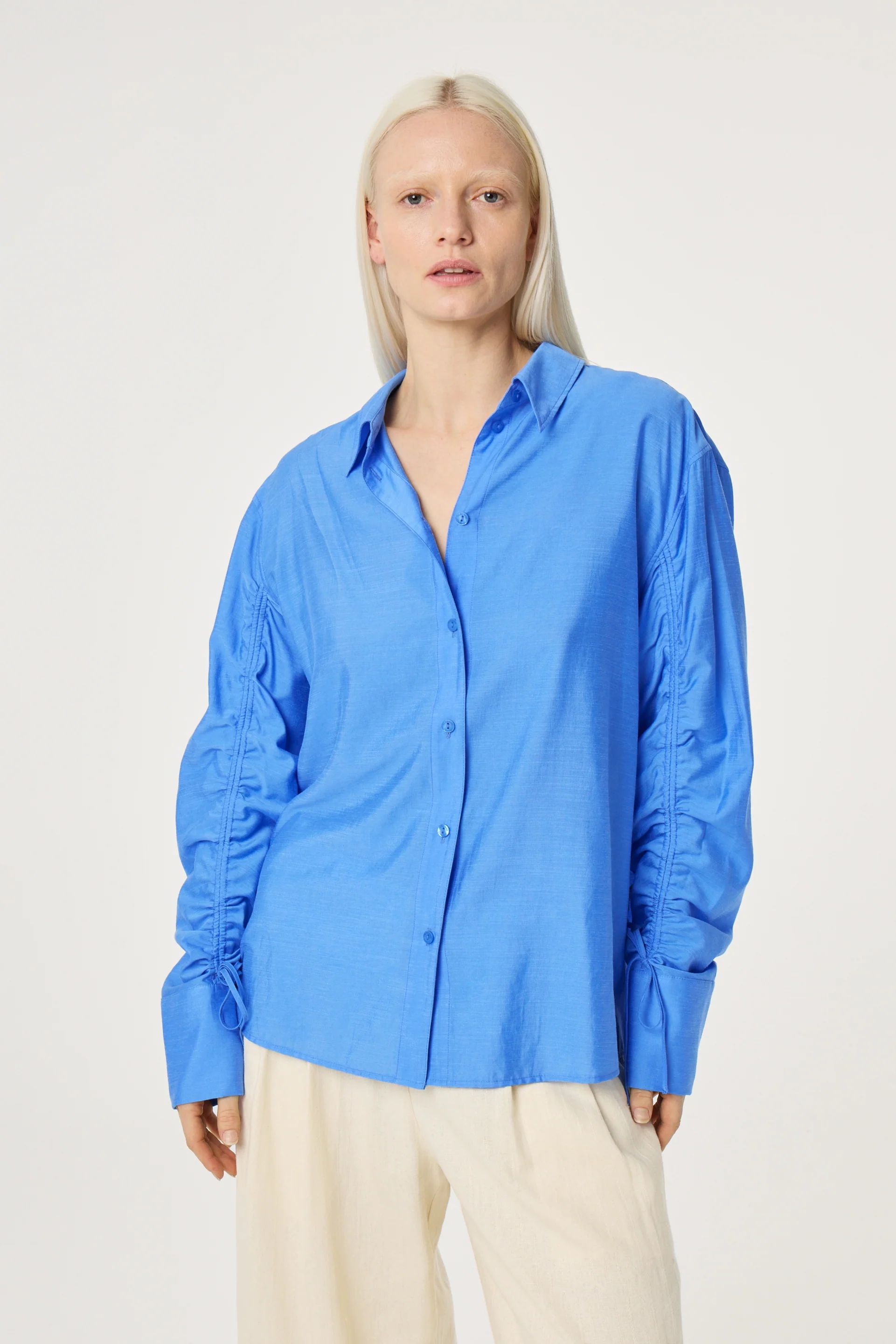 Navina Blouse | Blue/Green - Image 2