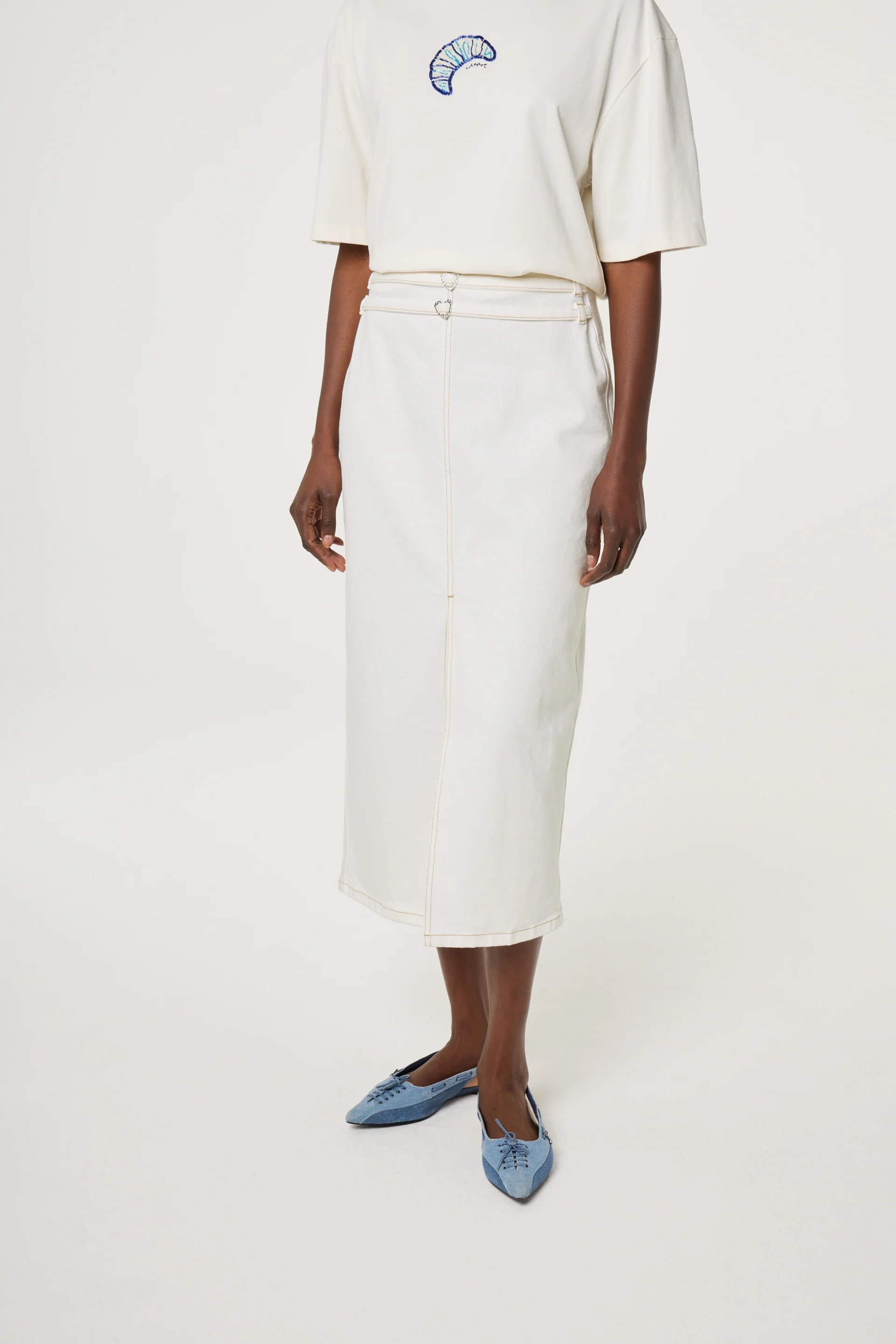 Nika skirt | Cream White - Image 2