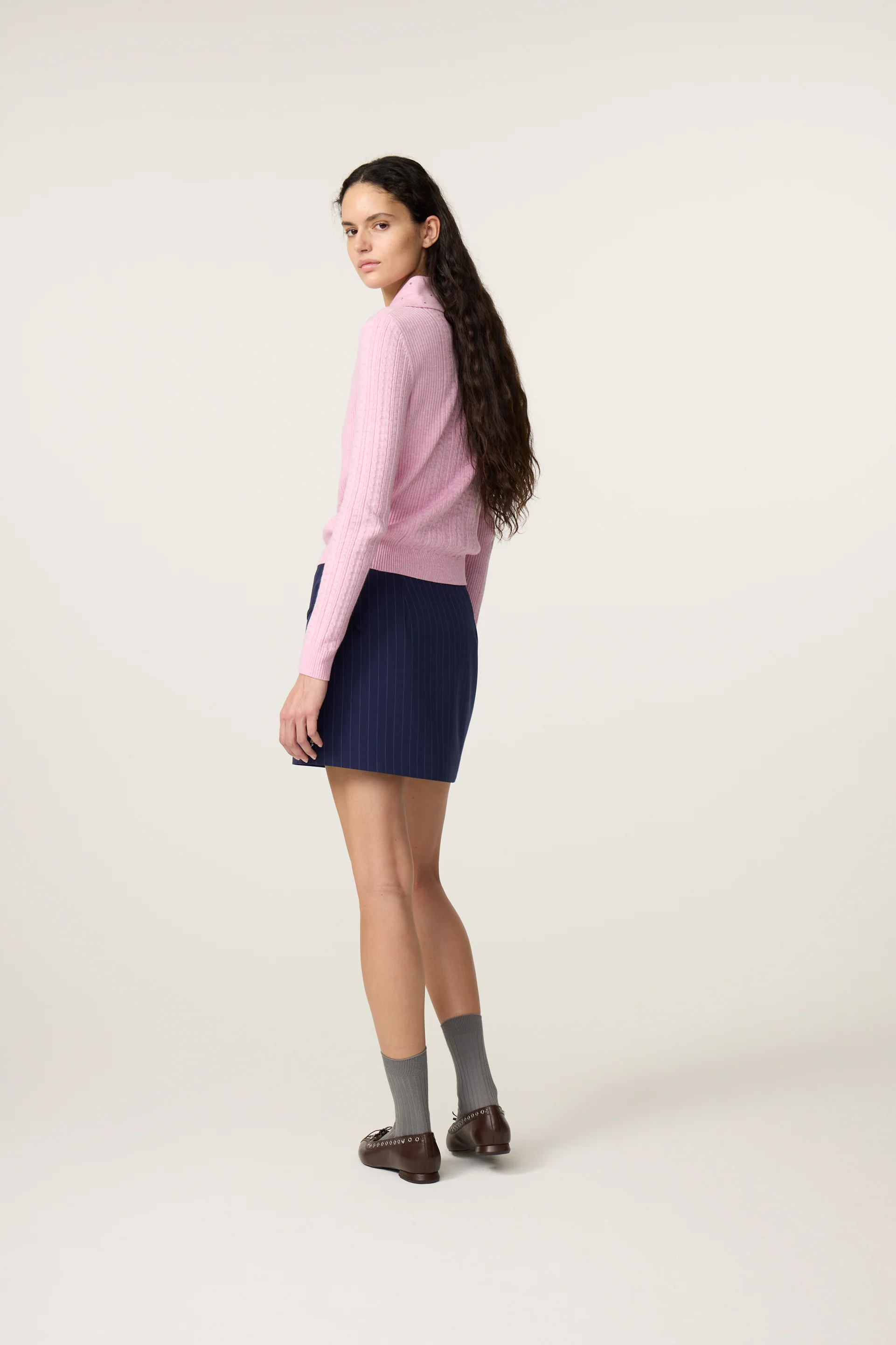 Nova Cardigan | Pink Rose - Image 3