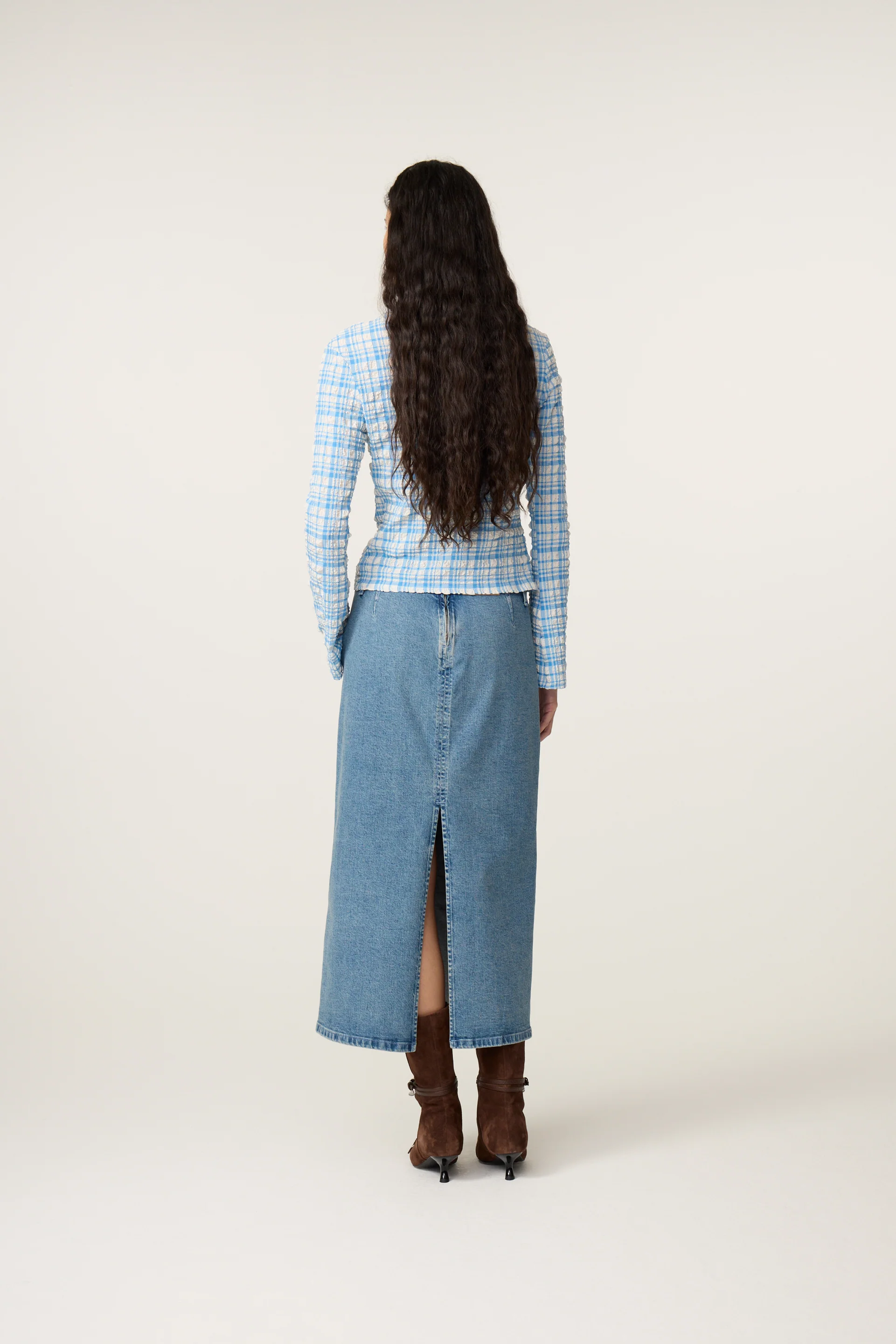 Ola Top | Riad Blue/Cosy White - Image 3