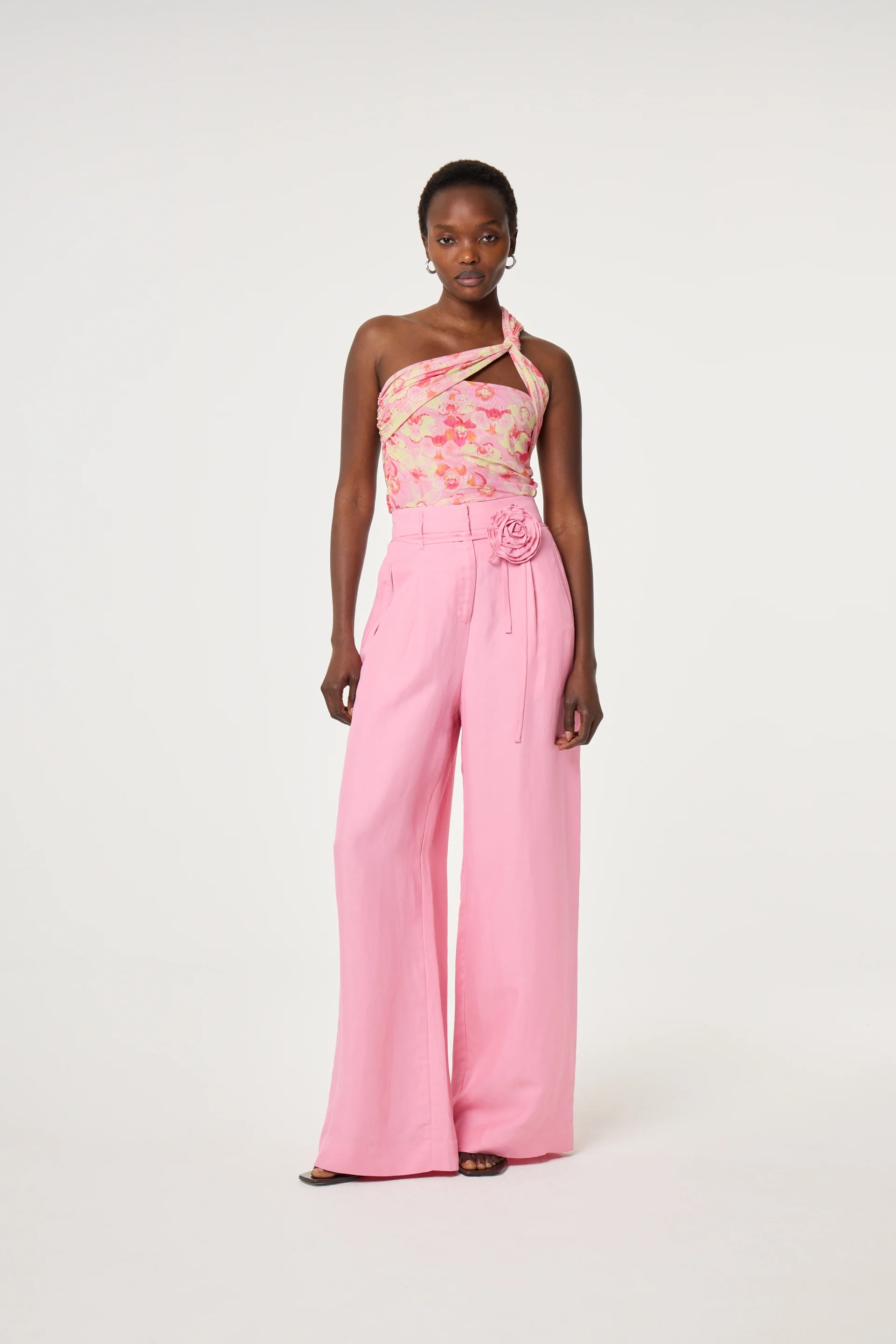 Ora Top | Pink/Yellow