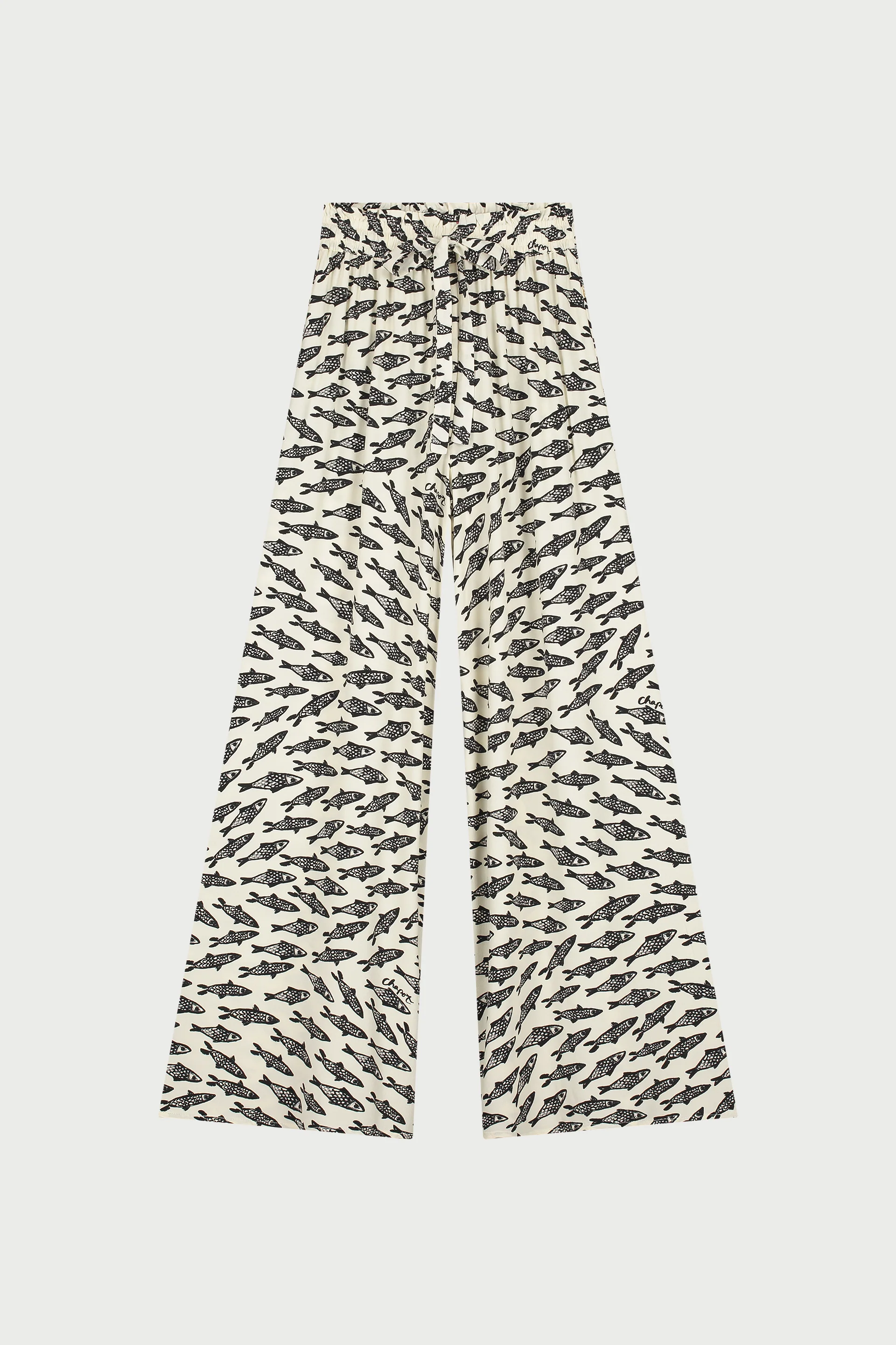 Palapa Trousers | Cosy White/Black - Image 4