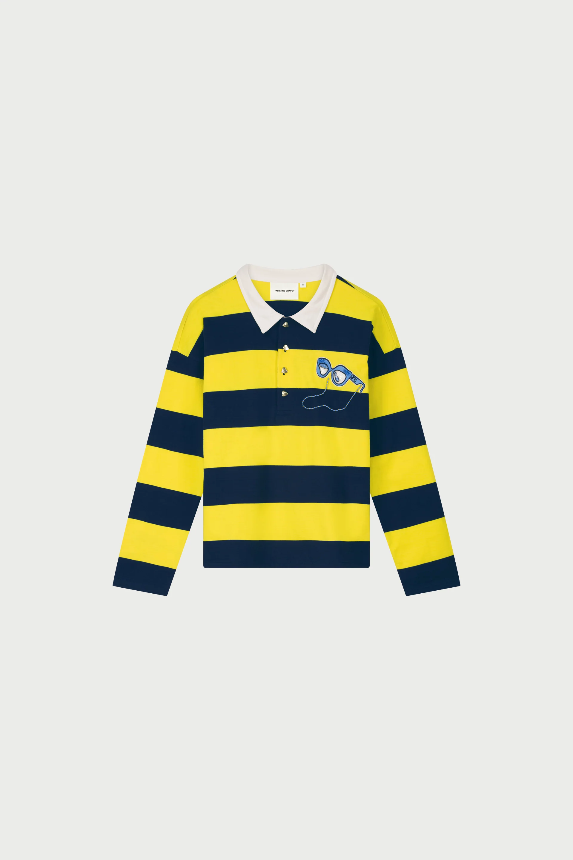 Paula Sweater | Vivid Yellow/Maritime Blue - Image 5