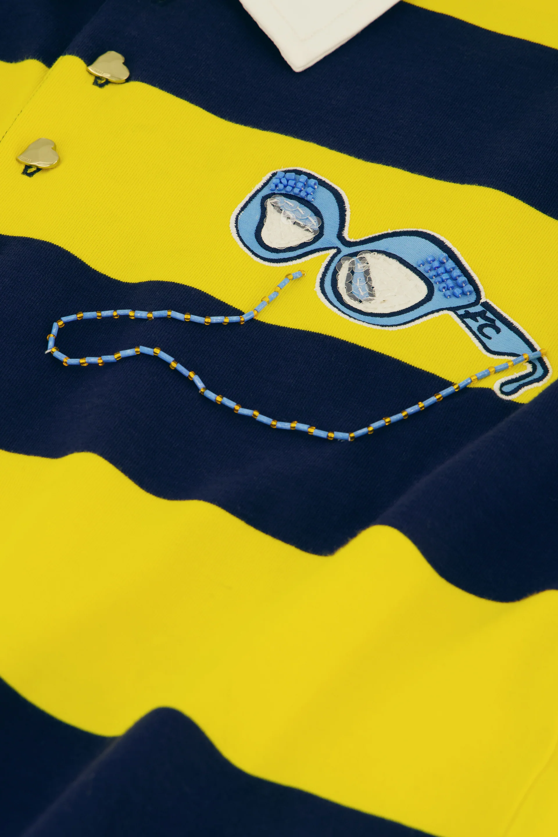 Paula Sweater | Vivid Yellow/Maritime Blue - Image 6