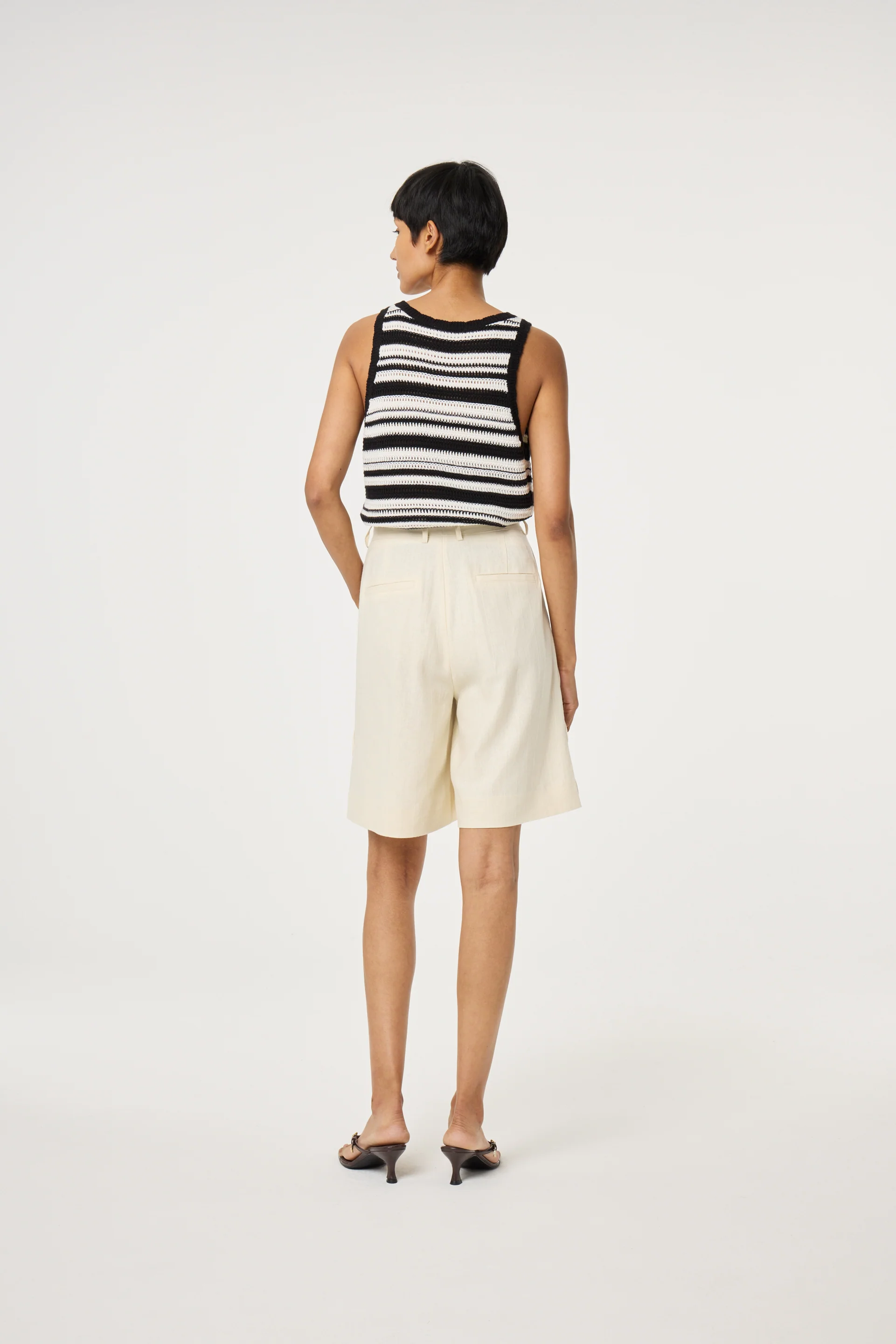 Paulina Top | Cosy White/Black - Image 3