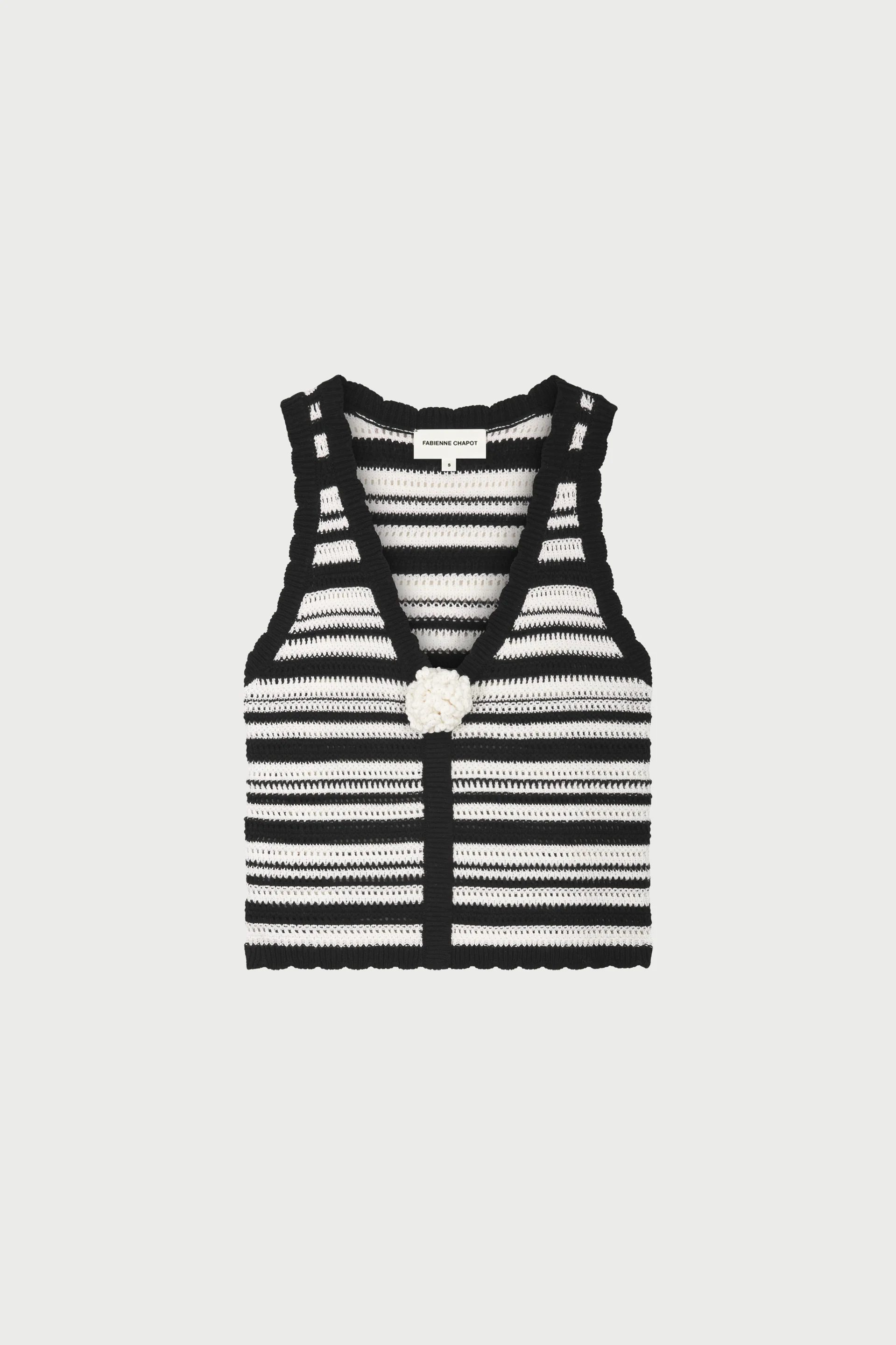 Paulina Top | Cosy White/Black - Image 4