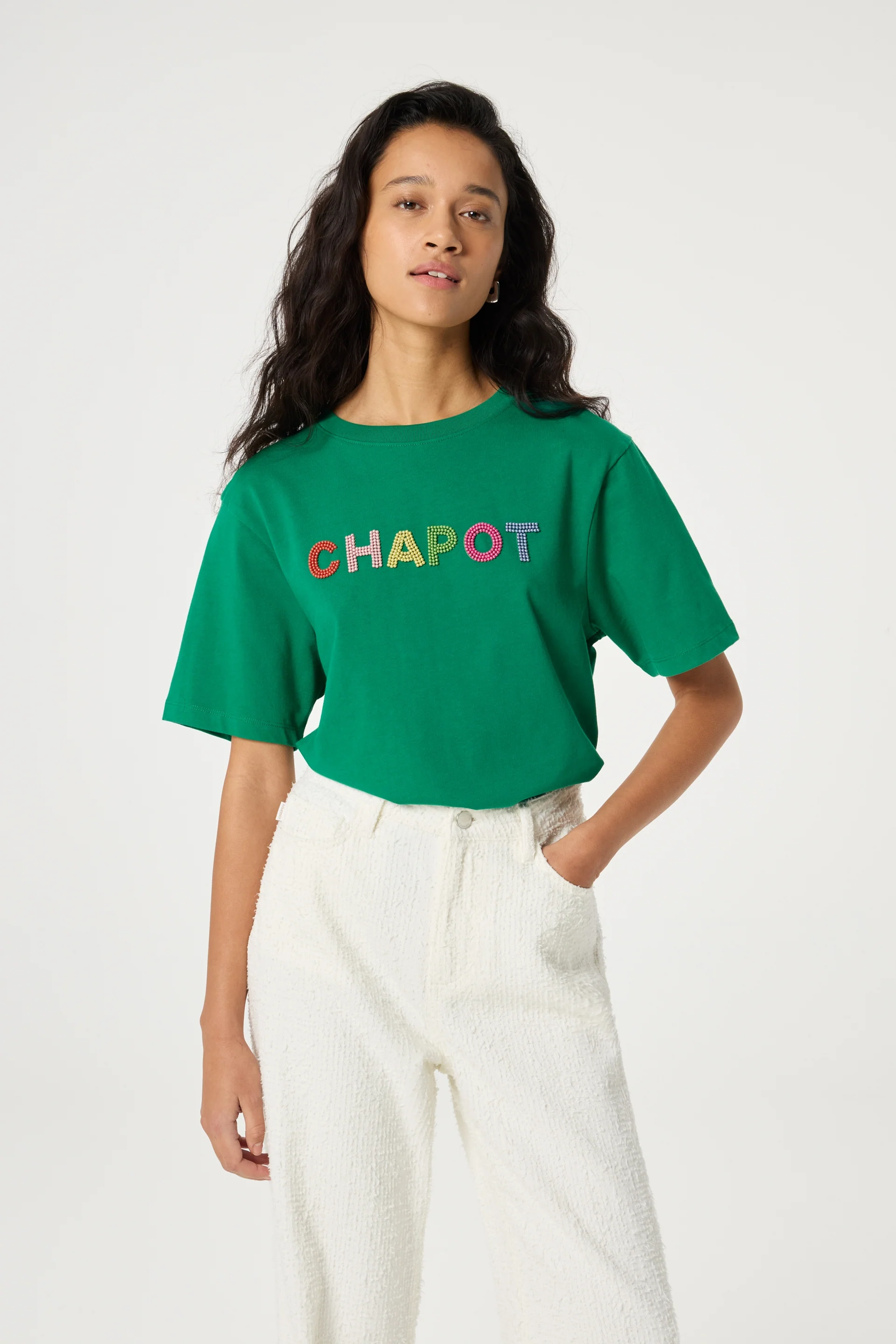 Pearl T-shirt | Evergreen - Image 2