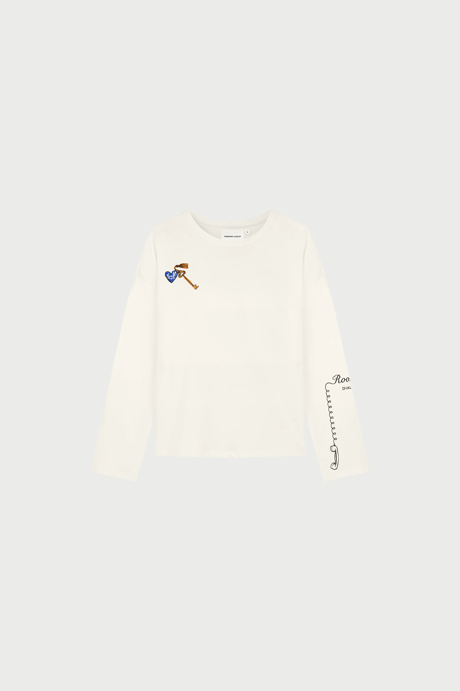 Phileine LS T-shirt | Cosy White - Image 4