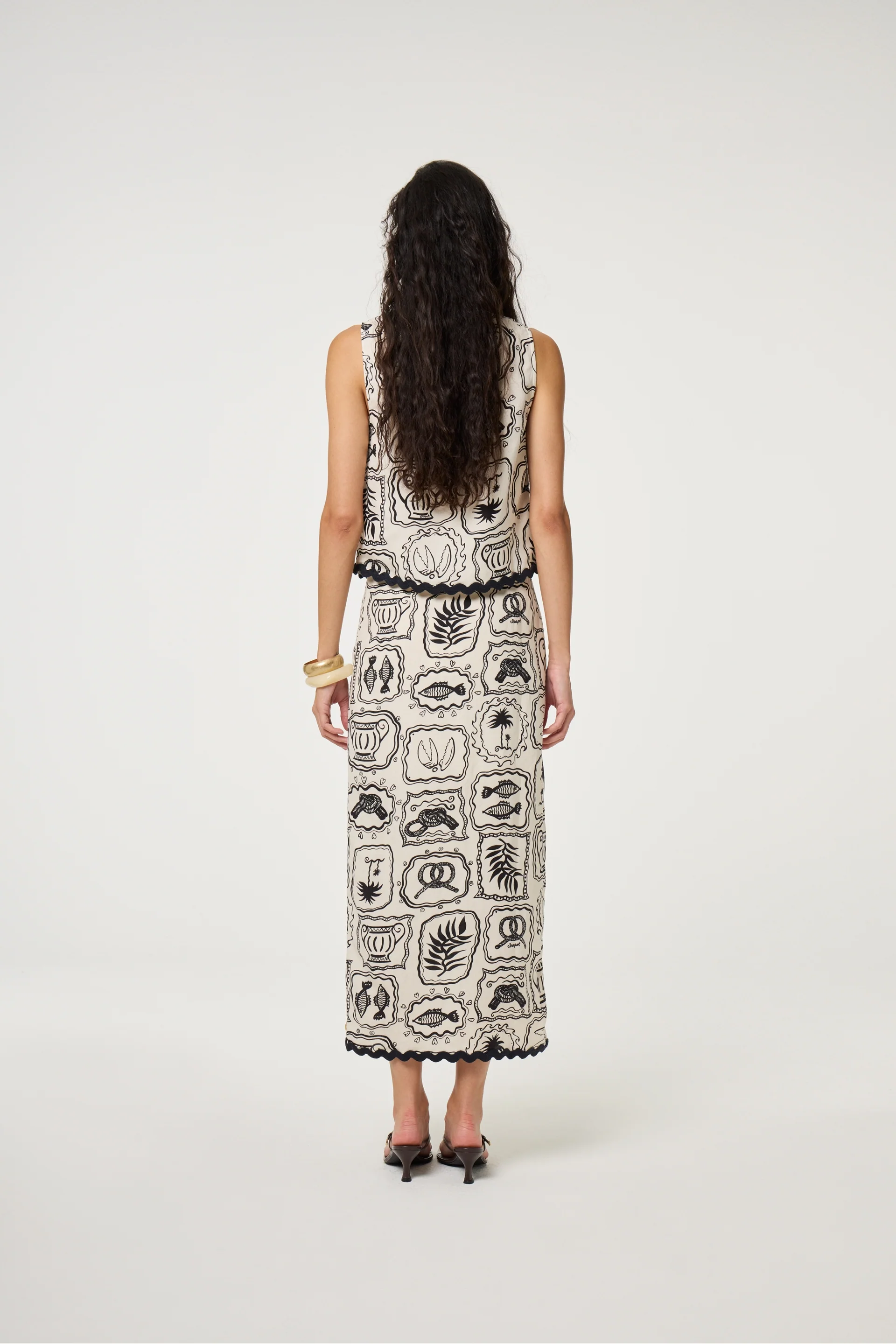 Porto Top | Cosy White/Black - Image 3