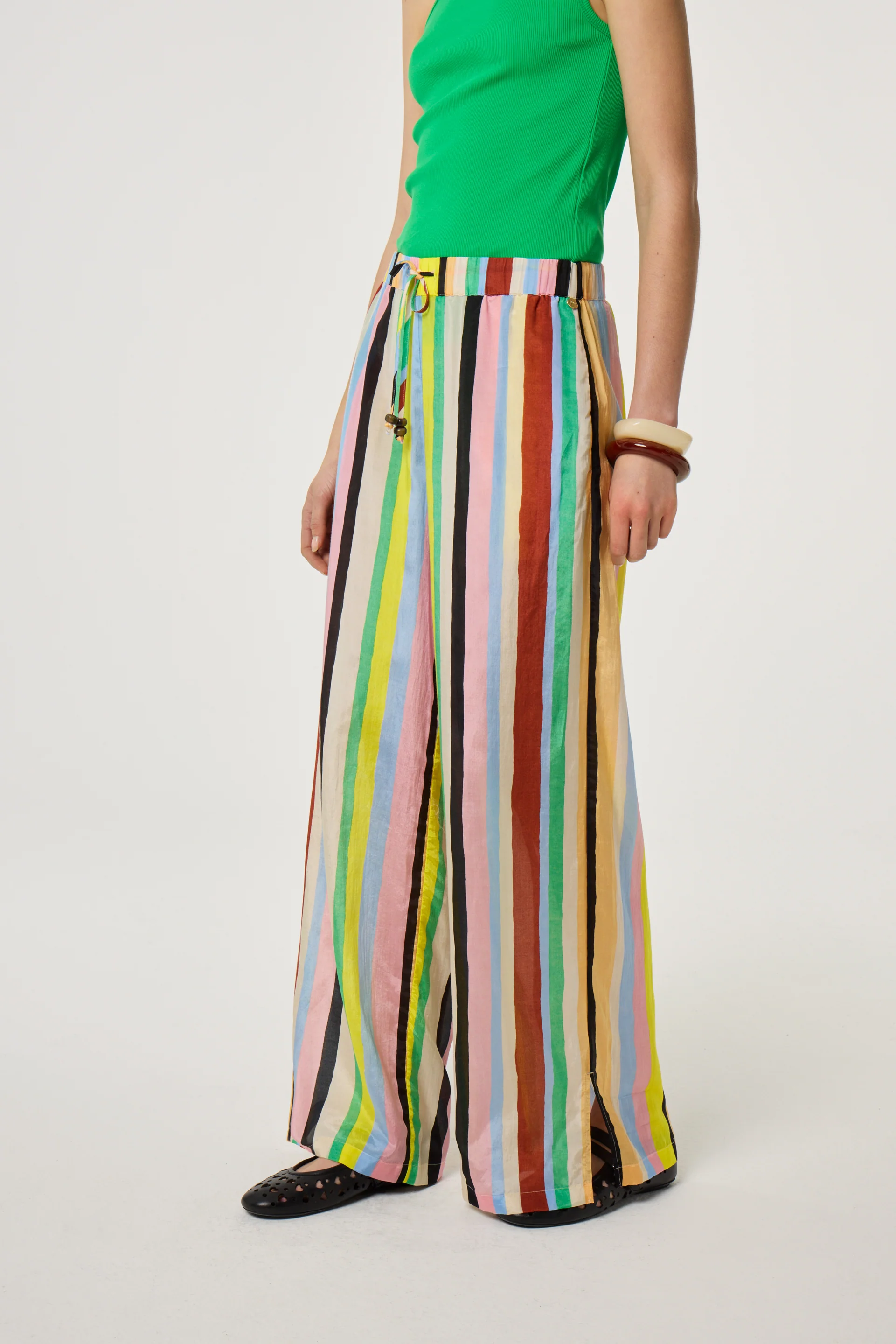 Praia Trousers | Light Blue/Navy - Image 2