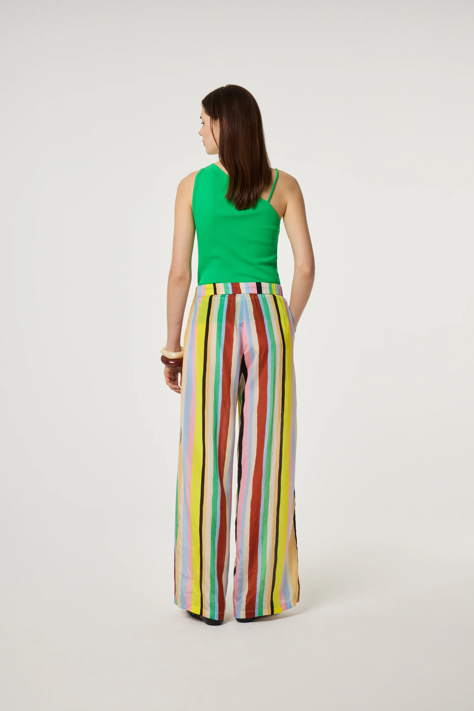 Praia Trousers | Light Blue/Navy - Image 3