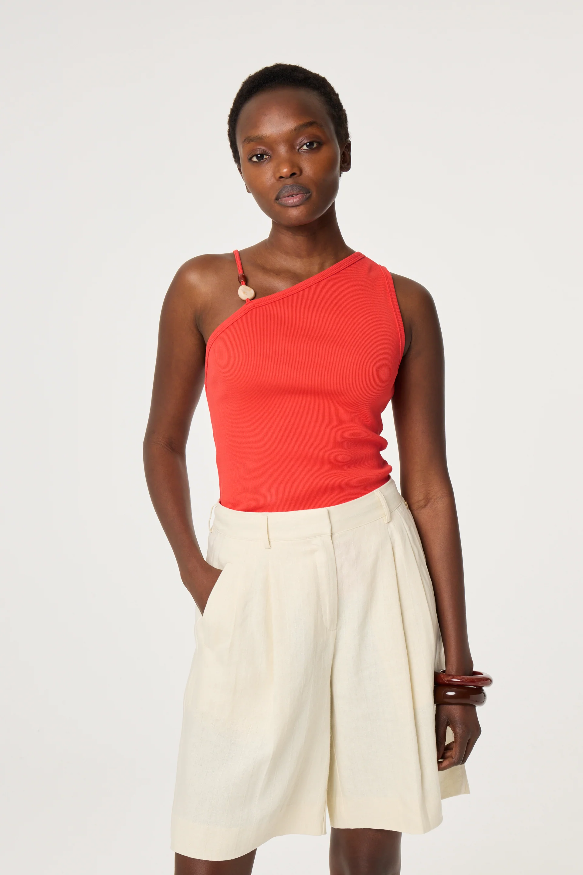 Rhea Top | Tangerine Tango - Image 2