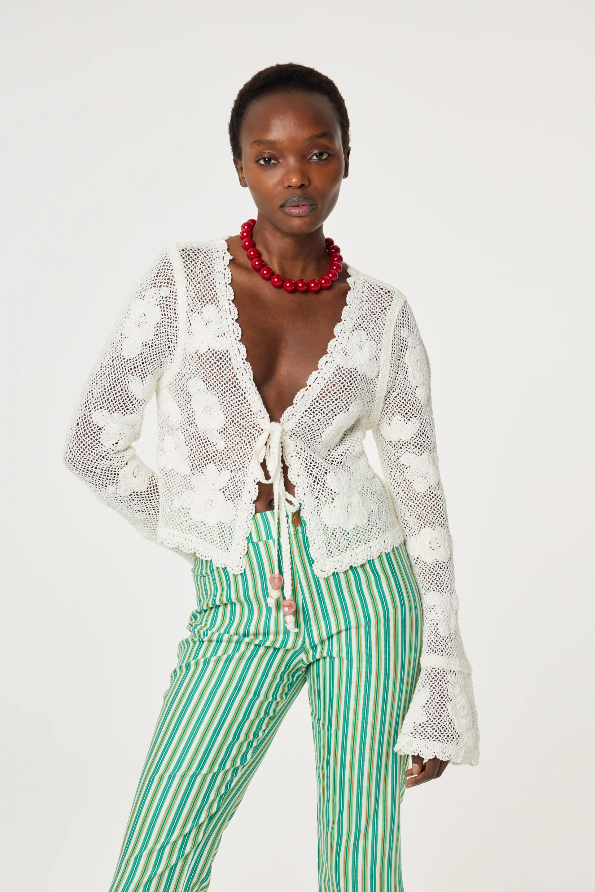 Rita Cardigan | Cosy White - Image 2