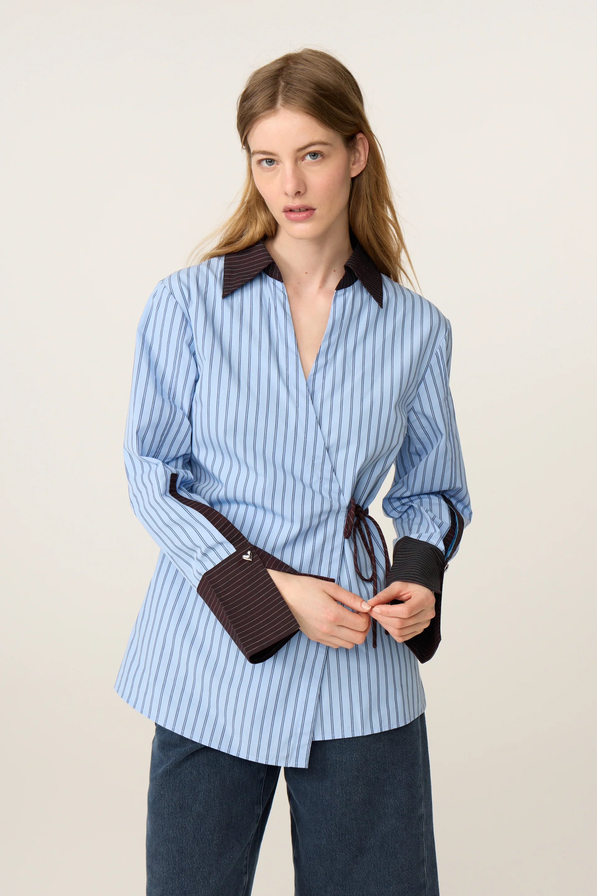 Tamar Blouse | Multi Blue - Image 2
