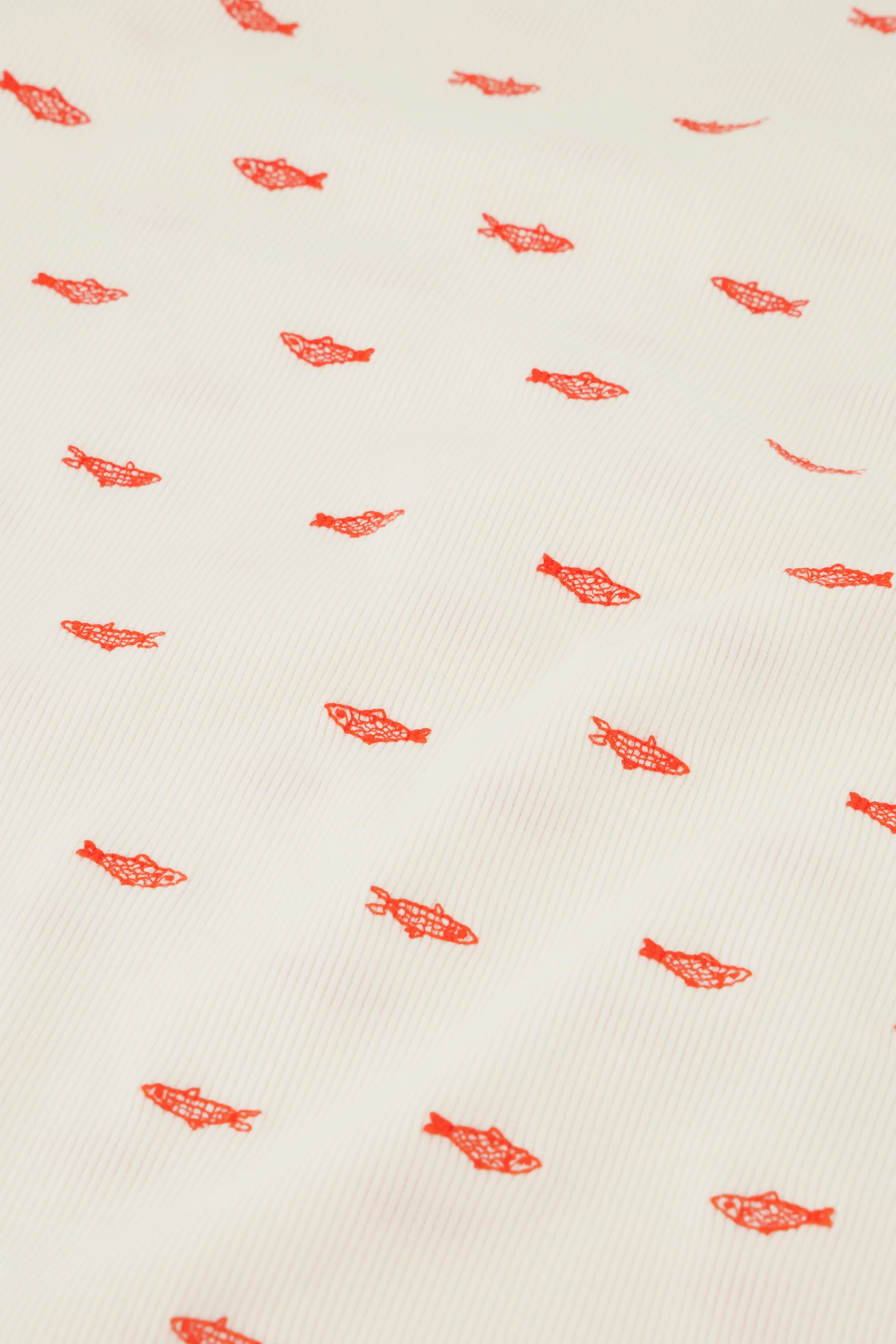 Tanja Jersey Tank | Cosy White/Tangerine Tango - Image 5