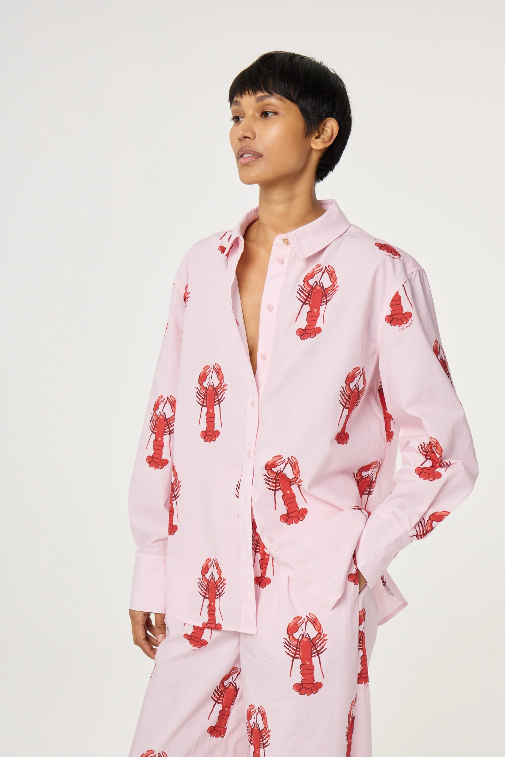Tony Blouse | Cherry Blossom/Tangerine Tango - Image 2