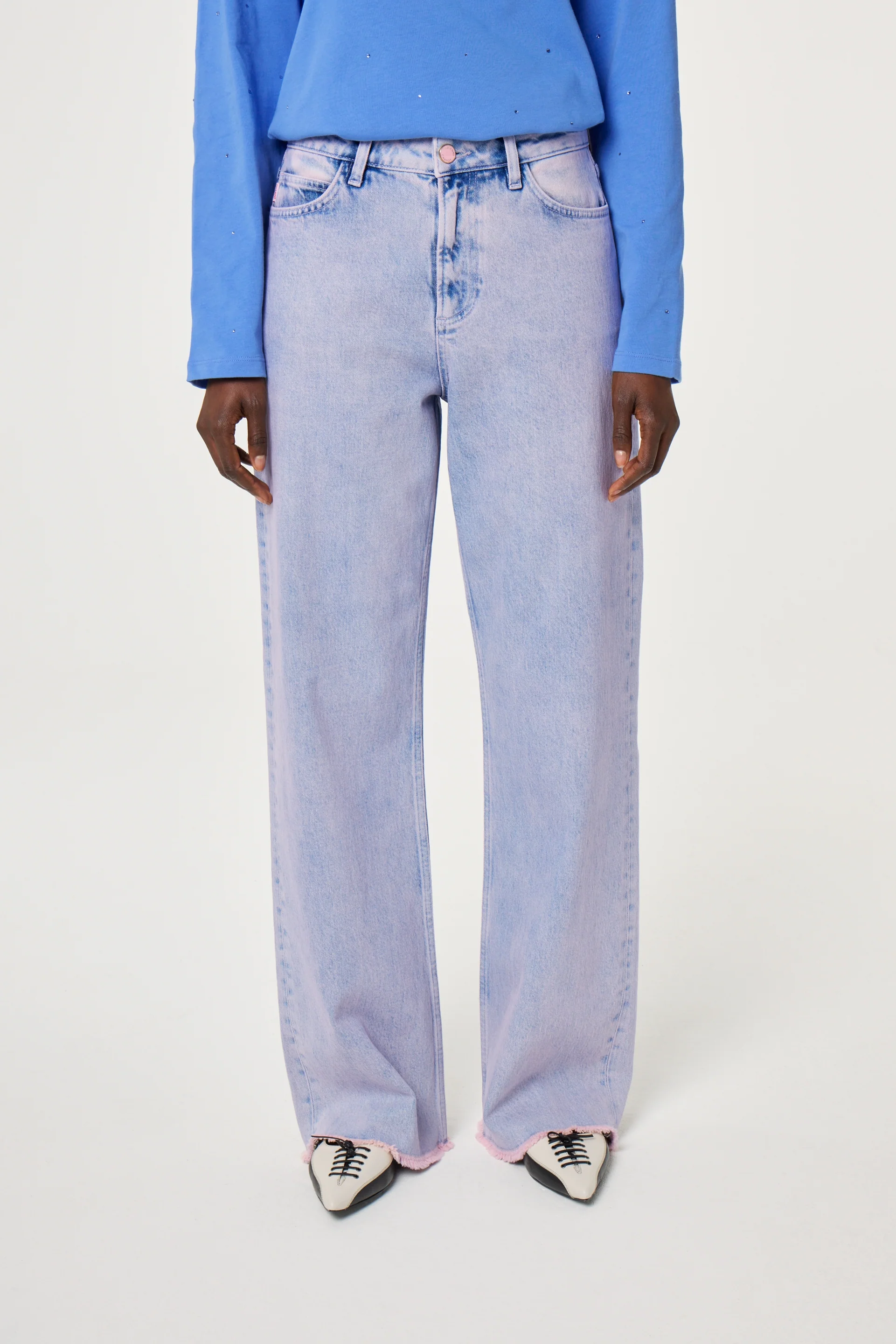 Zoe Boyfriend Jeans | Cherry Blossom - Image 2