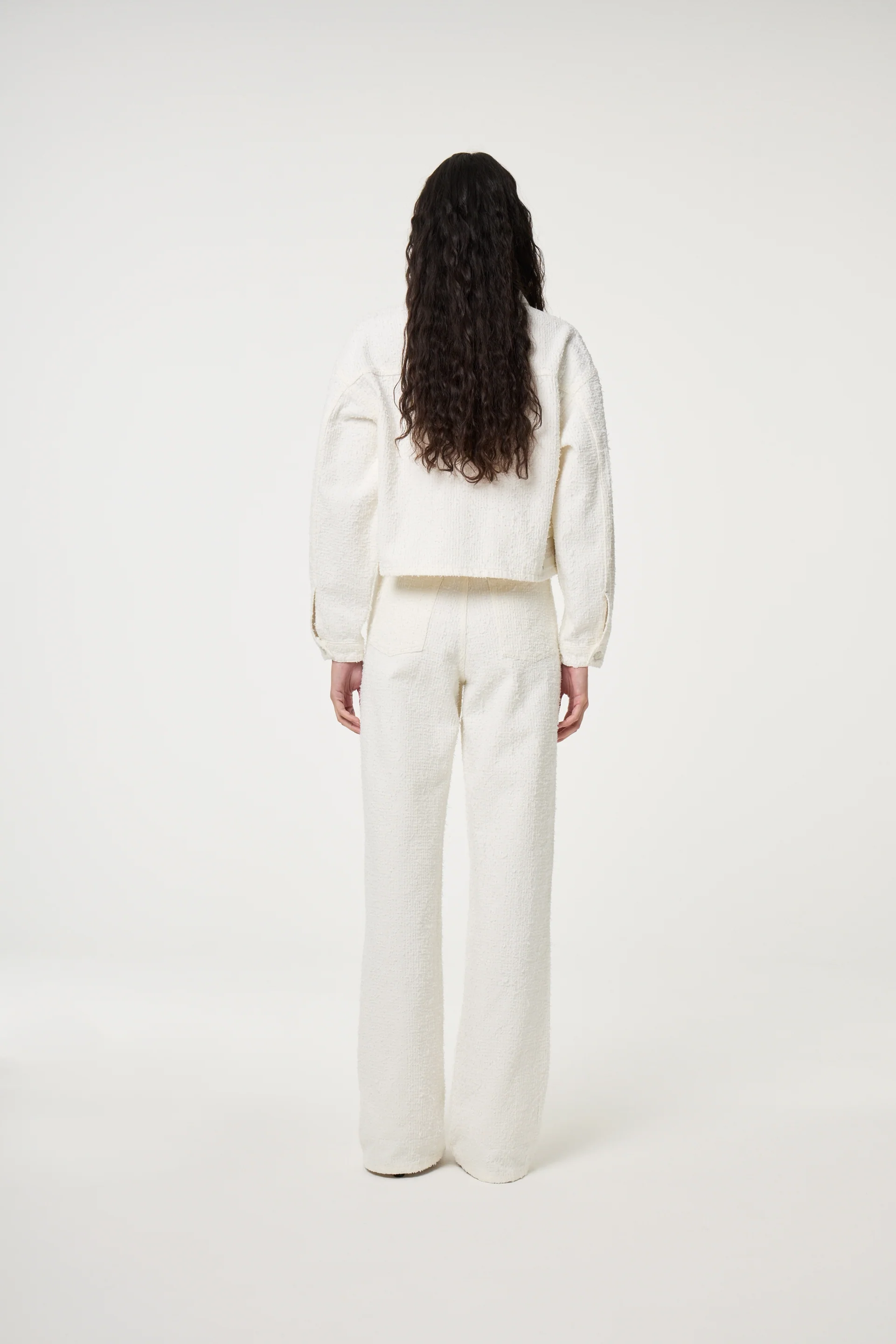 Zoe Boyfriend Jeans | Cream White - Image 3