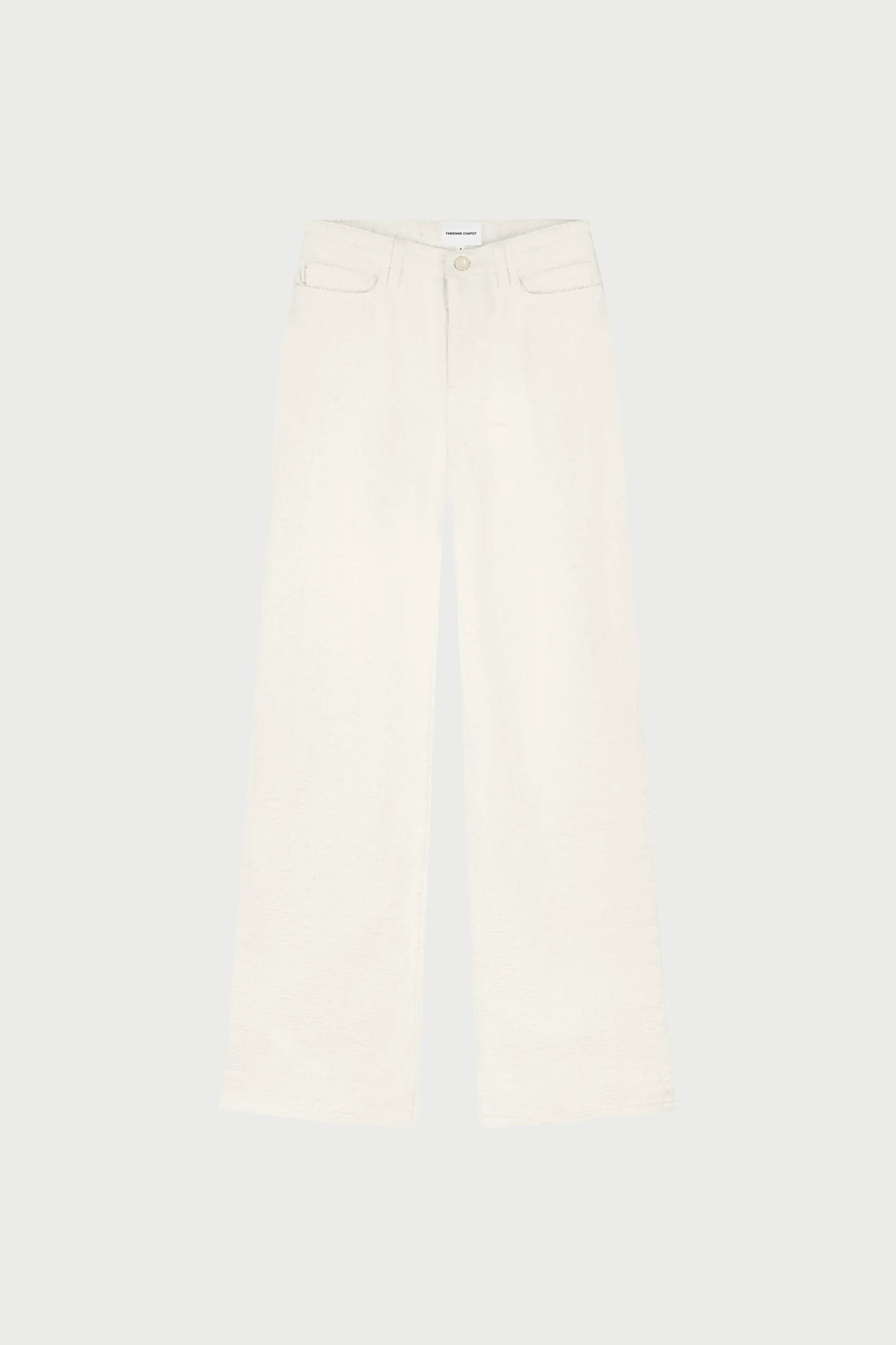 Zoe Boyfriend Jeans | Cream White - Image 4